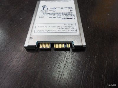Лот: 5127824. Фото: 1. Жесткий диск 1.8" Toshiba MK1235GSL... Жёсткие диски (HDD)