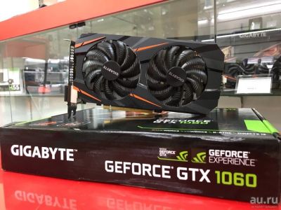 Лот: 13266015. Фото: 1. Видеокарта Gigabyte GTX 1060 Windforce... Видеокарты