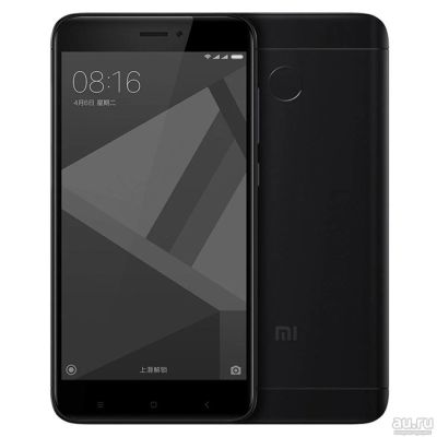 Лот: 10546843. Фото: 1. Xiaomi Redmi 4X 32GB + 3GB Черный... Смартфоны