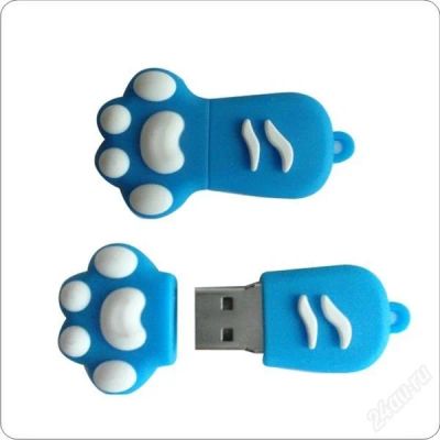 Лот: 1490280. Фото: 1. эксклюзивная флешка - кошачья... USB-флеш карты