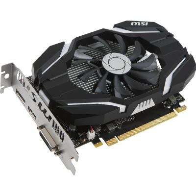 Лот: 13430491. Фото: 1. MSI GeForce® GTX 1050 Ti OC 4... Видеокарты