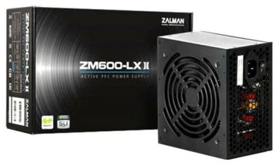 Лот: 20271413. Фото: 1. Блок питания Zalman ZM600-LXII... Корпуса, блоки питания