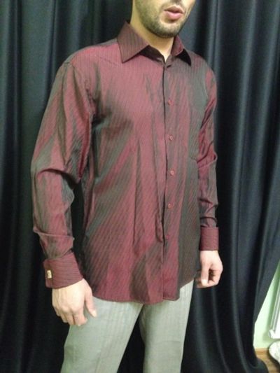 Лот: 6756204. Фото: 1. рубашка красная 44-48. Рубашки, водолазки