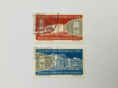 Лот: 23594098. Фото: 1. Лейпцигская весенняя ярмарка 1960... Марки