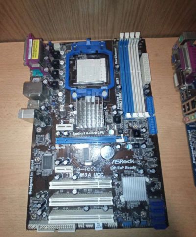 Лот: 19419305. Фото: 1. Материнская плата AM3 Asrock. Материнские платы