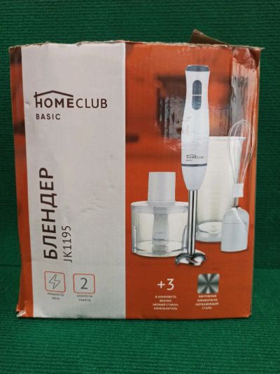 Лот: 18893666. Фото: 1. Блендер Homeclub JK1195 White. Кухонная