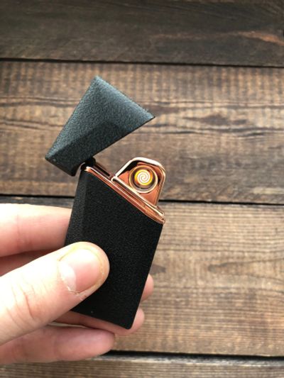 Лот: 13331493. Фото: 1. USB зажигалка Primo Black Матовая... Зажигалки, спички, пепельницы