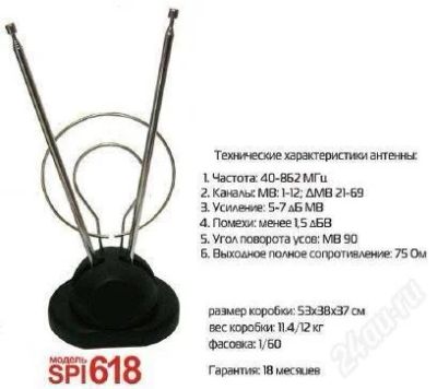 Лот: 884376. Фото: 1. !!Антенна Сигнал 618 (SPI 020... Другое (радиодетали  (электронные компоненты))