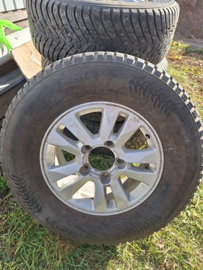 Лот: 21114392. Фото: 1. Колеса r17 Land cruiser 100. Шины на дисках