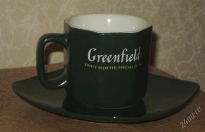Лот: 1368433. Фото: 1. Чайная пара Greenfield. Кружки, стаканы, бокалы