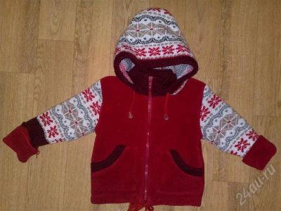 Лот: 467919. Фото: 1. курточка детская ORBY флис на... Другое (дети растут)