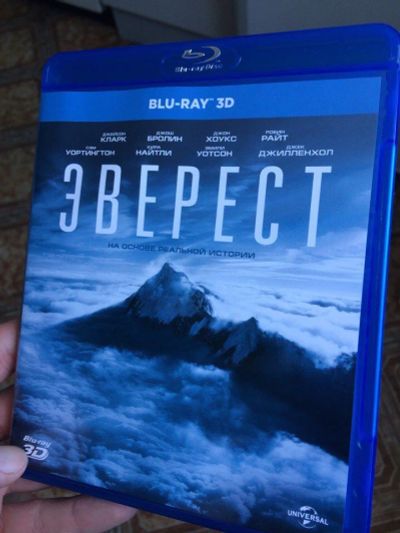 Лот: 9856966. Фото: 1. 3D BluRay фильм "Эверест". Видеозаписи, фильмы