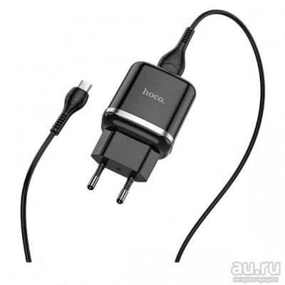 Лот: 18410592. Фото: 1. СЗУ Hoco + кабель microUSB 3A... Зарядные устройства, блоки питания, адаптеры сетевые для смартфонов