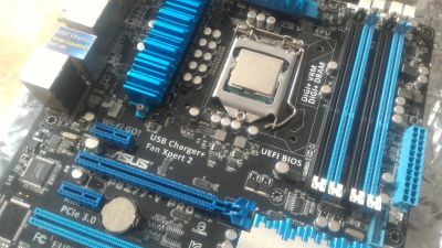 Лот: 11641203. Фото: 1. P8Z77-V PRO + i5 2500 LGA1155. Материнские платы