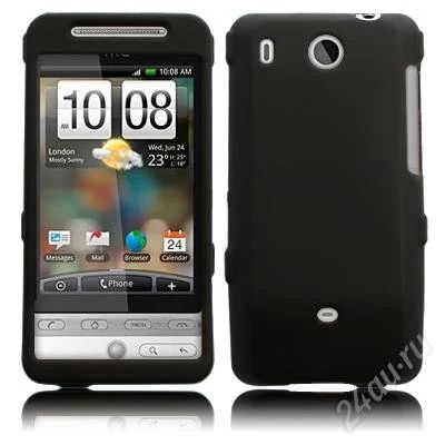 Лот: 1422927. Фото: 1. Силиконовый чехол HTC Hero, черный. Чехлы, бамперы