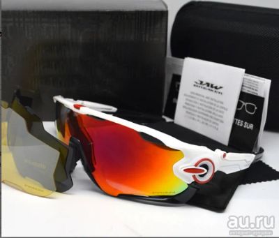 Лот: 17678402. Фото: 1. Очки велосипедные Oakley Jawbreaker. Маски, очки