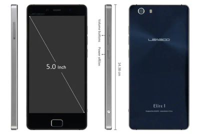 Лот: 7027399. Фото: 1. Leagoo Elite 1, Черный, 32Gb... Смартфоны