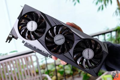 Лот: 19833878. Фото: 1. Видеокарта RTX 3060 Ti Gigabyte... Видеокарты