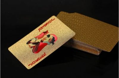 Лот: 5400436. Фото: 1. Карты подарочные пластиковые. Настольные игры, карты
