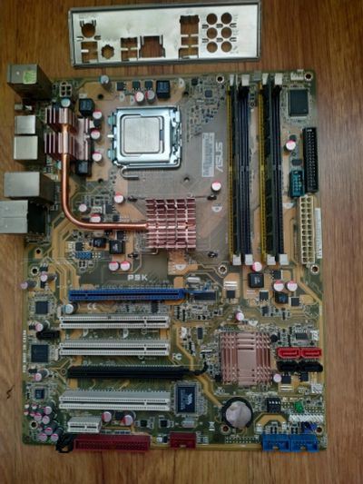 Лот: 20671303. Фото: 1. Материнская плата Asus p5k. Материнские платы
