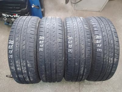 Лот: 23966545. Фото: 1. 4шт 205-65-15 Bridgestone Ecopia... Шины