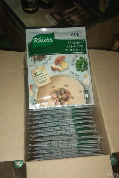 Лот: 17358491. Фото: 1. грибной суп Knorr белый гриб кнор. Диетическое питание