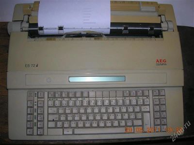 Лот: 990791. Фото: 1. Печатная машинка AEG Olympia ES... Другое (компьютеры, оргтехника, канцтовары)