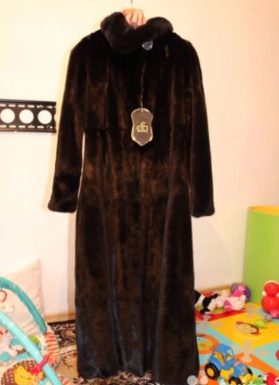 Лот: 5155809. Фото: 1. Норковая шуба black lama новая... Верхняя одежда