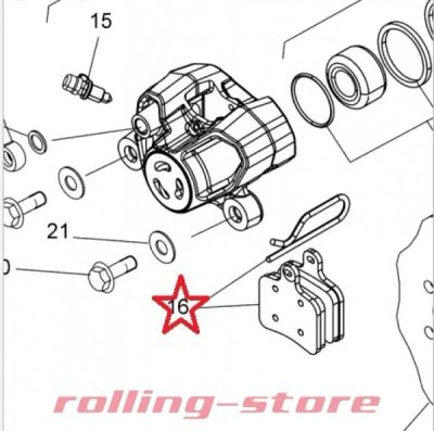 Лот: 11975896. Фото: 1. Колодки тормозные OEM Polaris... Запчасти