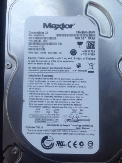Лот: 7407766. Фото: 1. Продам жёсткий диск!. Жёсткие диски (HDD)