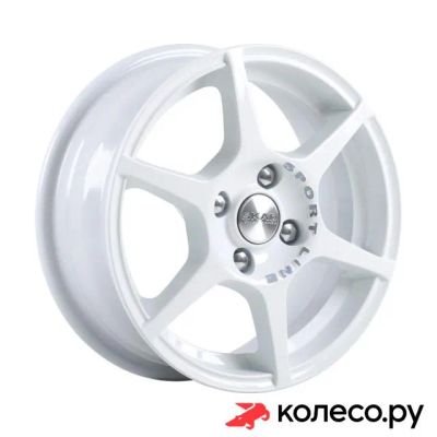 Лот: 25619071. Фото: 1. Ягуар 5.5x14/4*98 D58.6 ET38 Алмаз-белый. Диски