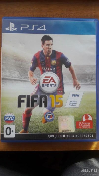Лот: 8165682. Фото: 1. Fifa 15. Диск PS4. Игры для консолей
