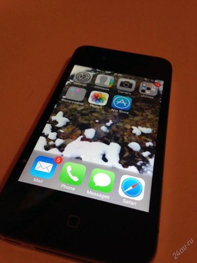Лот: 5944338. Фото: 1. Iphone 4s 16Gb Black РСТ. Смартфоны