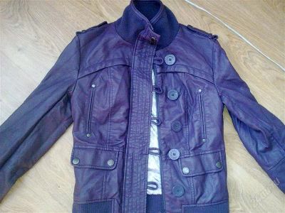 Лот: 1624129. Фото: 1. Куртка из искусственной кожи stradivareus. Верхняя одежда