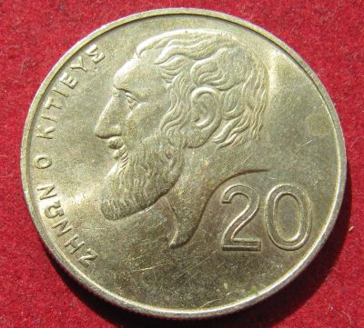 Лот: 19079878. Фото: 1. Кипр 20 центов, 2001 г. Остальные страны
