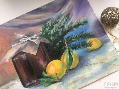 Лот: 13292444. Фото: 1. Картина маслом Бабушкино варенье. Картины, рисунки