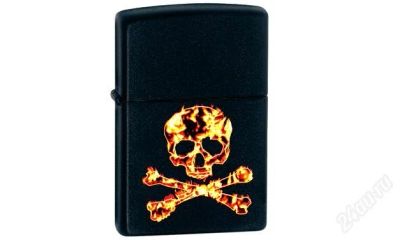 Лот: 2149442. Фото: 1. Zippo Skull & Crossbones [original... Сувенирные мелочи