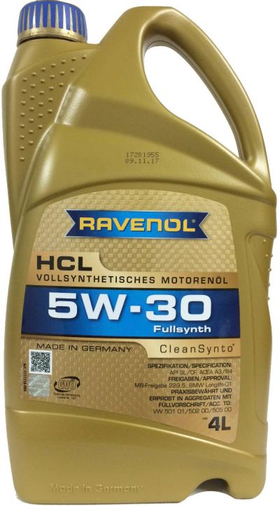Лот: 13925925. Фото: 1. Масло моторное Ravenol HLS 5W-30... Масла, жидкости