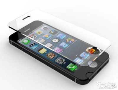Лот: 6312513. Фото: 1. Защитное стекло Apple iPhone 5... Защитные стёкла, защитные плёнки