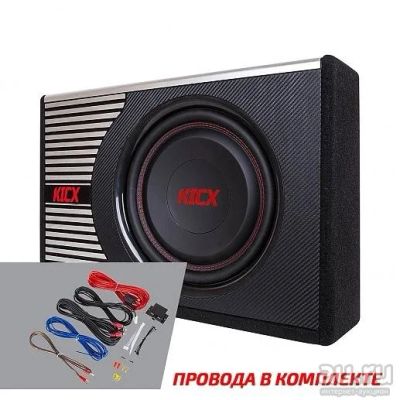 Лот: 18475570. Фото: 1. Сабвуфер корпусной активный Kicx... Сабвуферы