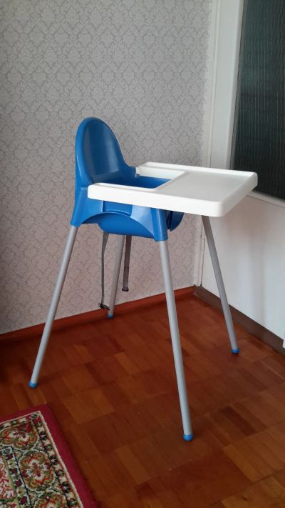 Лот: 19941045. Фото: 1. Стульчик IKEA Антилоп. Стульчики для кормления