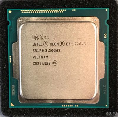 Лот: 17759802. Фото: 1. Xeon® E3-1226 v3 (8M Cache, 3... Процессоры