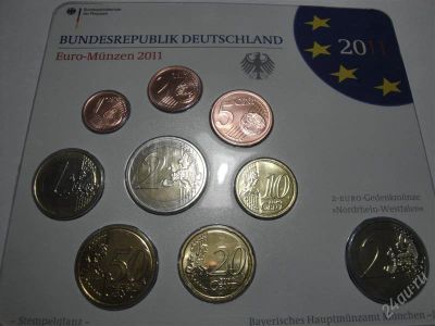 Лот: 1318282. Фото: 1. Евро набор Германии 2011. Европа
