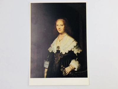 Лот: 23296379. Фото: 1. Рембрандт. Портрет молодой девушки... Открытки, конверты
