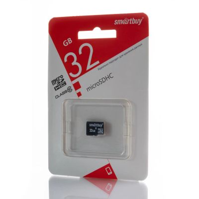 Лот: 15881389. Фото: 1. Smartbuy microSD 32Gb карта памяти... Карты памяти