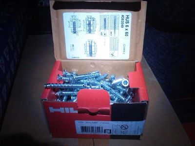 Лот: 4816658. Фото: 1. Анкер-шуруп Hilti HUS 6*60. Крепёж
