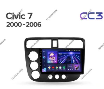 Лот: 20758420. Фото: 1. Магнитола Teyes CC3 Honda Civic... Автомагнитолы
