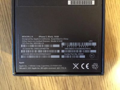 Лот: 4897081. Фото: 1. Iphone 5 16 Gb. Смартфоны