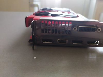 Лот: 15068753. Фото: 1. видеокарта MSI gtx 950 red dragon. Видеокарты