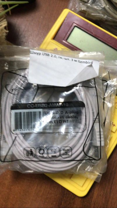 Лот: 21373604. Фото: 1. Удлинитель USB 3м. Шлейфы, кабели, переходники